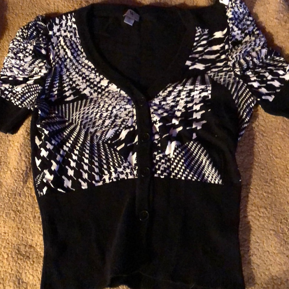 Geometric pattern sweater